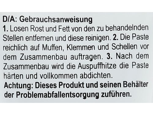 Produktbild für Auspuff-Montagepaste Tube (170 g)