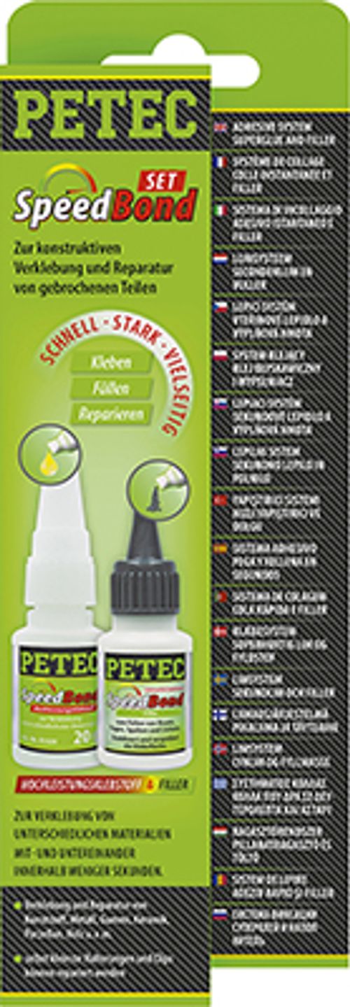 Produktbild für Speedbond-Set, Inh. Hochleistungsklebstoff + Filler, SB-Karte