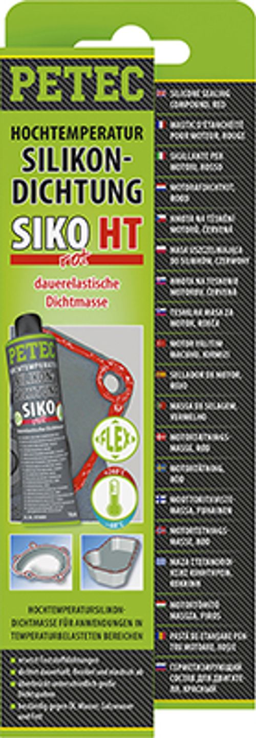 Produktbild für Hochtemperatur-Silikon rot (70 ml)