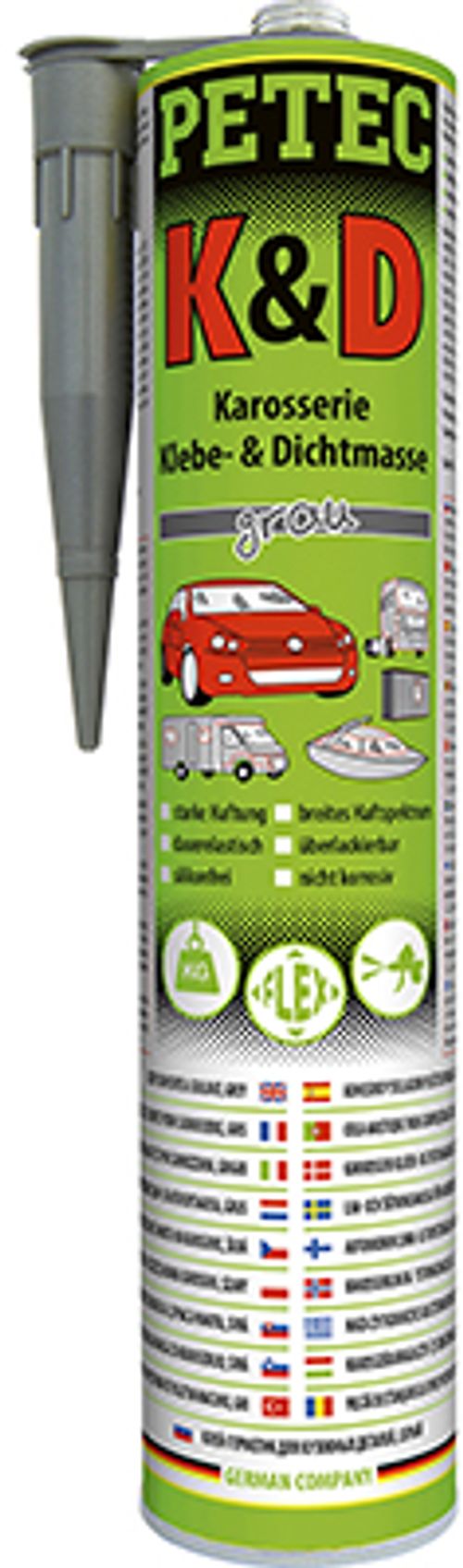 Produktbild für Karossie & Dichtmasse grau (310 ml)