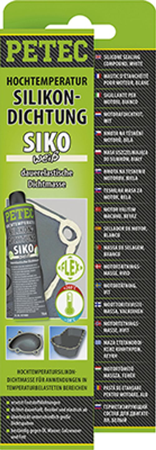 Produktbild für Dichtstoff Hochtemperatur-Silikondichtung Siko, weiß