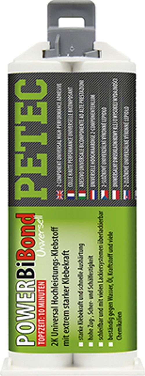 Produktbild für Klebstoff, Kunststoffreparatur Power Bibond, Topfzeit 10 Minuten (50 ml)