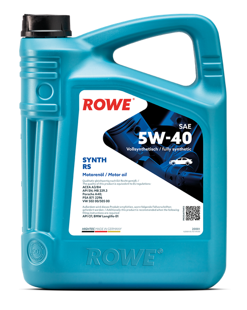 Produktbild für HIGHTEC SYNTH RS SAE 5W-40 (5 L)