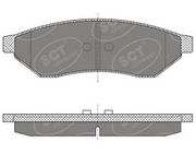 Bremsbelagsatz, Scheibenbremse CHEVROLET EPICA