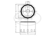 Ölfilter FIAT PANDA