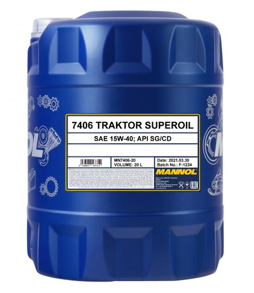 Produktbild für Mannol Traktor Superoil 15W-40 [20L] 