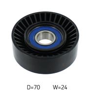 Umlenk-/Führungsrolle, Keilrippenriemen VW EOS