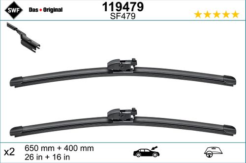 Produktbild für Wischblatt ORIGINAL VISIOFLEX SET