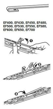 Wischblatt TRICO EXACT FIT NISSAN NOTE
