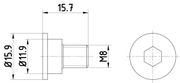Schraube, Bremsscheibe BMW Z1