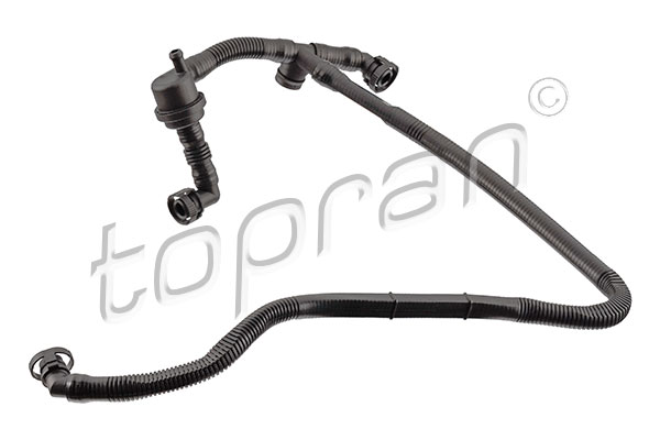 Flexible, aération de la housse de culasse TOPRAN, par ex. pour Audi, VW