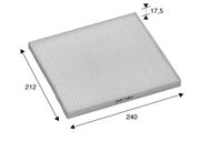 Filter, Innenraumluft CLIMFILTER COMFORT KIA CARNIVAL / GRAND CARNIVAL