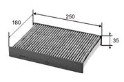 Filter, Innenraumluft CLIMFILTER PROTECT RENAULT MEGANE
