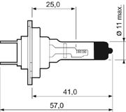 Glühlampe, Fernscheinwerfer +50% LIGHT SEAT CORDOBA