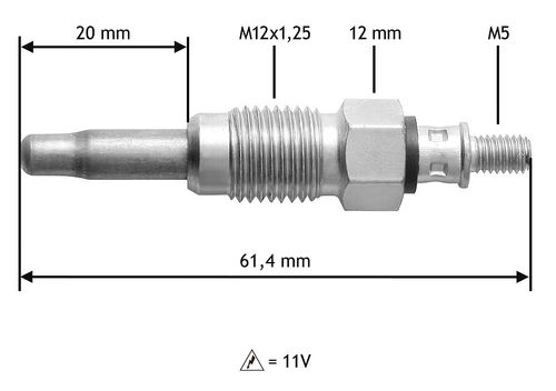 Produktbild für Glühkerze