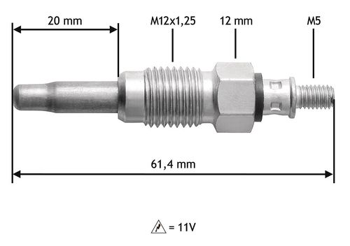 Produktbild für Glühkerze