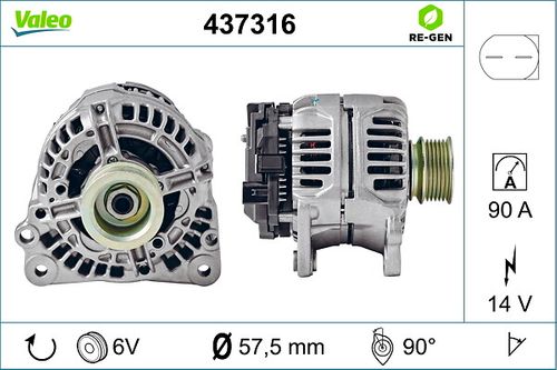 Produktbild für Generator REMANUFACTURED PREMIUM