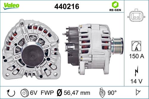 Produktbild für Generator REMANUFACTURED PREMIUM