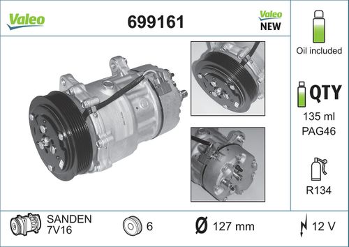 Produktbild für Kompressor, Klimaanlage NEW ORIGINAL PART