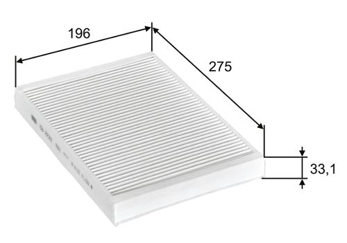 Produktbild für Filter, Innenraumluft CLIMFILTER COMFORT