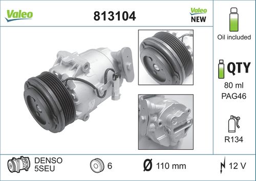 Produktbild für Kompressor, Klimaanlage NEW ORIGINAL PART
