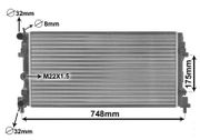 Kühler, Motorkühlung SKODA RAPID