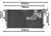 Kondensator, Klimaanlage FORD GRAND C-MAX