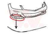 Zier-/Schutzleiste, Stoßfänger MERCEDES-BENZ C-KLASSE
