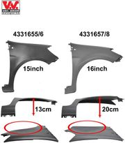 Kotflügel ** Equipart ** RENAULT CLIO