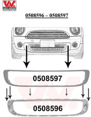 Lüftungsgitter, Stoßfänger MINI MINI CLUBMAN