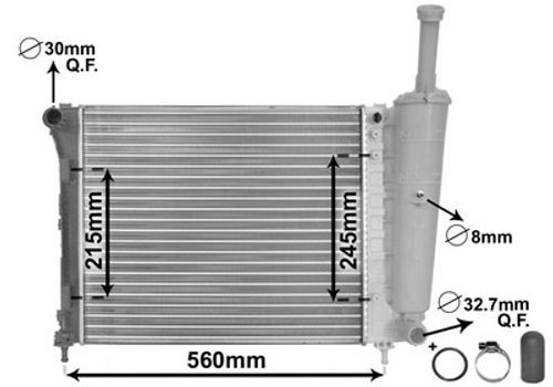 Produktbild für Kühler, Motorkühlung