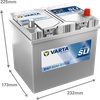 Produktbild für Starterbatterie DYNAMIC SLI 12 V, 60 Ah, 540 A