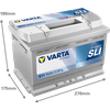 Produktbild für Starterbatterie DYNAMIC SLI 12 V, 74 Ah, 680 A