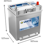 Starterbatterie DYNAMIC SLI 12 V, 40 Ah, 330 A SUZUKI ALTO