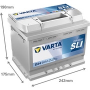 Starterbatterie DYNAMIC SLI 12 V, 60 Ah, 540 A KIA CEE D