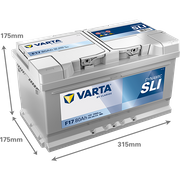 Starterbatterie DYNAMIC SLI 12 V, 80 Ah, 740 A FORD GALAXY
