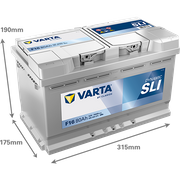 Starterbatterie DYNAMIC SLI 12 V, 80 Ah, 740 A OPEL INSIGNIA