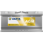 Starterbatterie DYNAMIC AGM 12 V, 105 Ah, 950 A PORSCHE PANAMERA