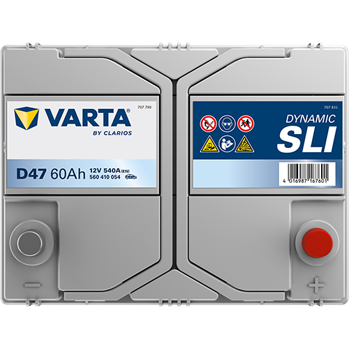 Produktbild für Starterbatterie DYNAMIC SLI 12 V, 60 Ah, 540 A