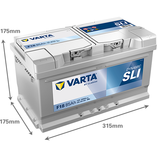 Produktbild für Starterbatterie DYNAMIC SLI 12 V, 85 Ah, 800 A