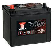 YBX3000 SMF 12 V, 60 Ah, 500 A HONDA PRELUDE