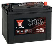 YBX3000 - SMF - 12V 72Ah 630A HYUNDAI MATRIX