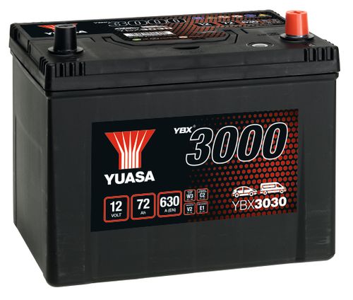 Produktbild für YBX3000 - SMF - 12V 72Ah 630A