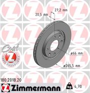 Bremsscheibe COAT Z PEUGEOT 206+