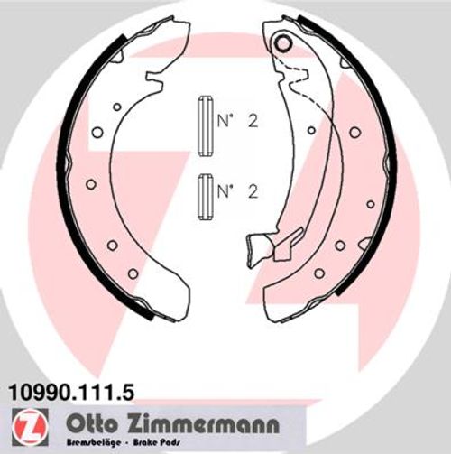 Produktbild für Bremsbackensatz